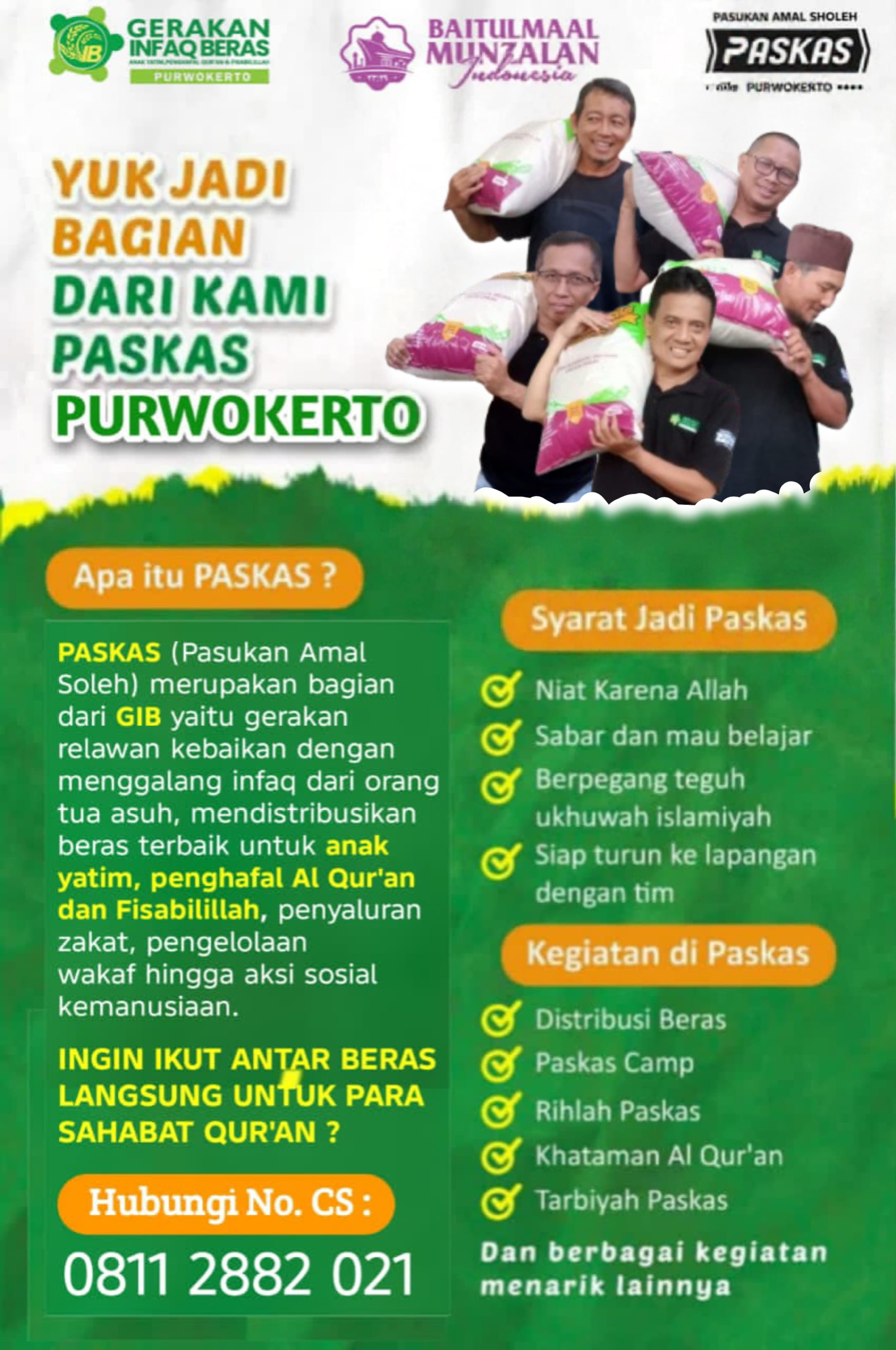 Yuk Jadi Bagian dari PASKAS Purwokerto
